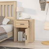 Bedside Cabinet Sonoma Oak 50x36x60 cm Engineered Wood