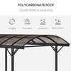 5x3m Garden Aluminium Pergola Gazebo Carport with Polycarbonate Roof