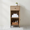 Wooden Bathroom Cupboard Storage Organizer Sofa Side Table Cabinet with Drawer