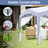 3 x 3M Pop up Canopy Tent w/ 4 Sidewalls Foldable Patio Shelter Gazebo