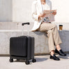Wheeled Black Suitcase Cabin Trolley Bag Hand Luggage Carry On Travel Case