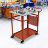 36*24*36 in Welding Table 600lbs Load Capacity Steel Welding Workbench on Wheels