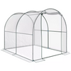 Outdoor Garden Greenhouse PVC Cover Steel Frame Plant Veg Grow Tunnel 2 x 2.5m