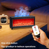 Fire Flame Air Humidifier | LED Light, Remote Control, Aromatherapy Diffuser UK