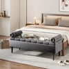 Storage Bench Box Bedroom End of Bed Footstool Tufted Pouffe Seat Window Ottoman