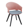 4pcs Dining Chairs Contemporary Lounge Dining Home Office Plastic Reception Seat