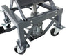SwitZer Bike Lift Scissor 300lb Motorbike ATV Hydraulic Motorcycle With 4 Wheel