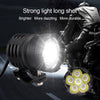Universal Front Spot Light Motorcycle Auxiliary Motorbike Fog Lamp Headlight 72W