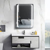 Bathroom Mirror Cabinet Double Full Mirror Door Wall Cupboard Storage Shelf Unit