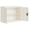 File Cabinet White 90x40x110 Steel P1G8