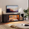 TV Stand For Gaming with Cabinet for PS5 Modern TV Cabinet Living Room Bedroom