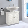 Bathroom Toilet Basin Sink Vanity Cabinet Storage Unit Cupboard Wooden Shelf MDF