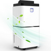 Wheeled Home 12L Dehumidifier For Mould And Moisture Extraction 25㎡ Quiet 36dB