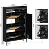 3 Drawer Shoe Cabinet Storage Cupboard Unit Shoe Rack Wooden Stand Organiser