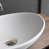 Countertop Basin Bathroom Sink Ceramic Oval Washbasin Sink Vessel