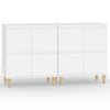 Gecheer Sideboard Book Cabinet Side Cabinet Set of 2 Kitchen Storage F0W3