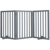 Wooden Pet Dog Folding Gate Fence Safety Barrier Divider Freestanding Doorway UK