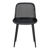 Set of 4 Kitchen Office Modern Chairs Hollow Backrest Dining Room Furniture
