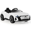 12V Electric Kids Ride On Car Licensed Audi Toy Vehicle Remote Control White