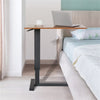 Gas-Lift Adjustable Overbed Table with Wheels Laptop Reading Workstation C Table