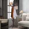 Coat Rack Free Standing Coat Rack Entryway Wooden Coat Tree Stand Mahogany