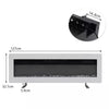 LED Fireplace Media Wall Fire Wall Mounted Standing Electric Heater 40inch