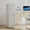 Office Home Metal Filing Cabinet Cupboard on Castors Cabinet 3-10 Drawer Storage