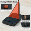 COSTWAY Portable Basketball Hoop Outdoor 3-10 FT Height Adjustable