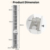 Tall Bathroom Cabinet Freestanding Storage Cabinet Organizer W/ Adjustable Shelf