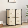 Storage Cabinet with 4 Fabric Baskets 63x30x71 C6I3
