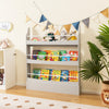 3-Tier Kids Bookshelf Childrens Bookcase Rack Wall Toys Storage Organizer