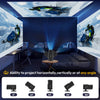 4K HD Android TV Projector Smart 5G WiFi Home Theater Beamer Movie 12000 Lumens