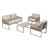 Garden Furniture Set Patio Conservatory Balcony Outdoor 4 Seater Sofa Table Set