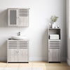 Modern Bathroom Cabinet Basin Sink Storage Mirror Cupboard MDF Wooden Furniture