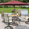 Picnic Table Outdoor Camping Patio Party Dining Tables Garden Furniture Metal