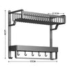 2/3 Tier Aluminum Basket Shower Rack Bathroom Storage Shelf Towel Rail Holder