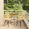 ARKEM Wooden Garden Dining Table and Chairs Set,Weatherproof Patio P1D9