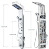 LED Shower Panel Column Tower Rainfall Shower Mixer Taps Massage Body Jet Bath