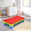 Kids Stackable Daycare Cot 130 x 58cm Toddler Space Saving Naptime Sleeping Cot