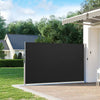 Patio Retractable Side Awning Outdoor Privacy Screen Windscreen Sunshade Blind