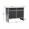 Wall Mounted / Standing Tool Boxes Keys Cabinet Workshop Storage Metal Chest DIY
