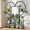 2PCS XL Plant Stand Shelf Outdoor Garden Patio Flower Shelf Basket Hanging Racks