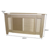 Adjustable Radiator Cover Unfinished MDF Trellised Grill Modern Traditional