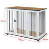 Furniture Style Dog Crate, Puppy Cage End Table, Pet Kennel House with Doors