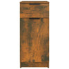 Desk Cabinet Smoked Oak 33.5x50x75 cm Engineered WoodNew