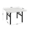 Folding Dining Table Kitchen Table Tea Coffee Space Saving Motorhome Playroom