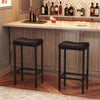 Bar Stools Set of 2 Breakfast Bar Stool Kitchen Stools Bar Chair 42 x 30 x 63 cm