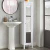 Bathroom Mirror Cabinet Storage Single Door Tallboy Mirrored Cupboard Furniture