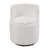 360° Rotating Upholstered Sherpa Swivel Armchair Chair Vanity Chair with Storage