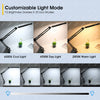 LED Desk Light Dimmable Eye-Caring Desk Lamp With Adjustable Swing Arm USB Kxzep